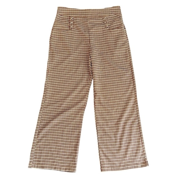 UNIQUE VINTAGE 1940s High Waist Sailor Ginger Pants Checkered Wide Leg Size 1X - Picture 1 of 13